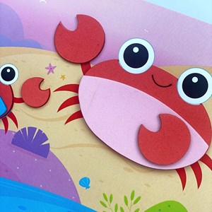 Famille crabes - kit créatif en mousse