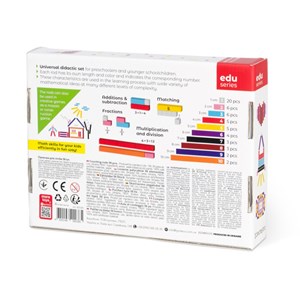 Tiges de comptage en bois 56 pcs en bois