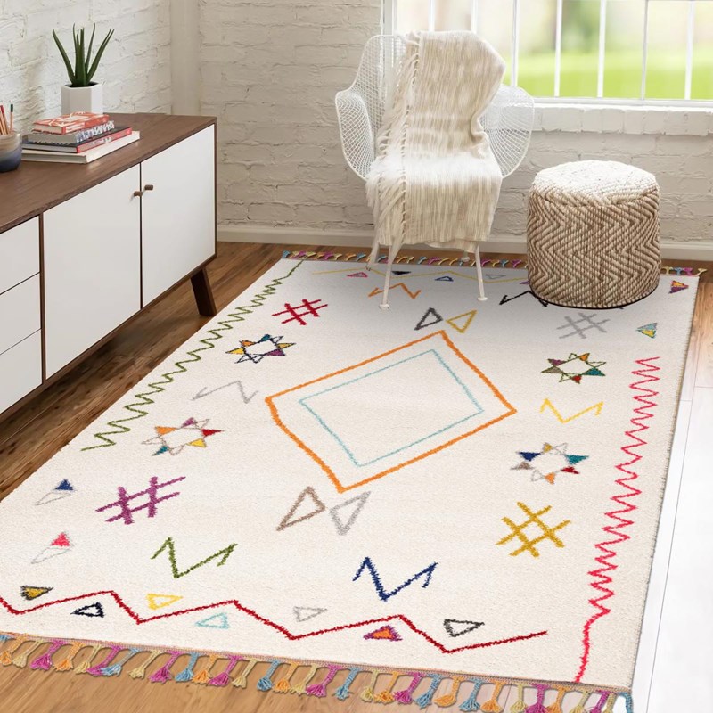 Un Amour de Tapis - Tapis berbère style 240x340 crème