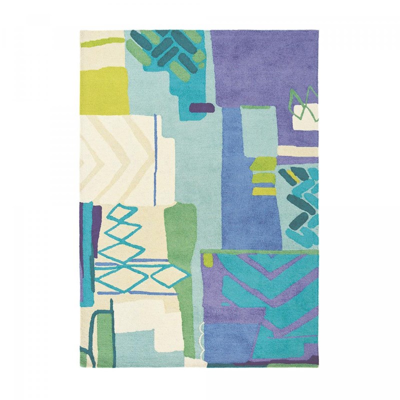Un Amour de Tapis - Tapis salon 170x230 bleu