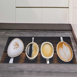Tapis de cuisine 50x150 marron