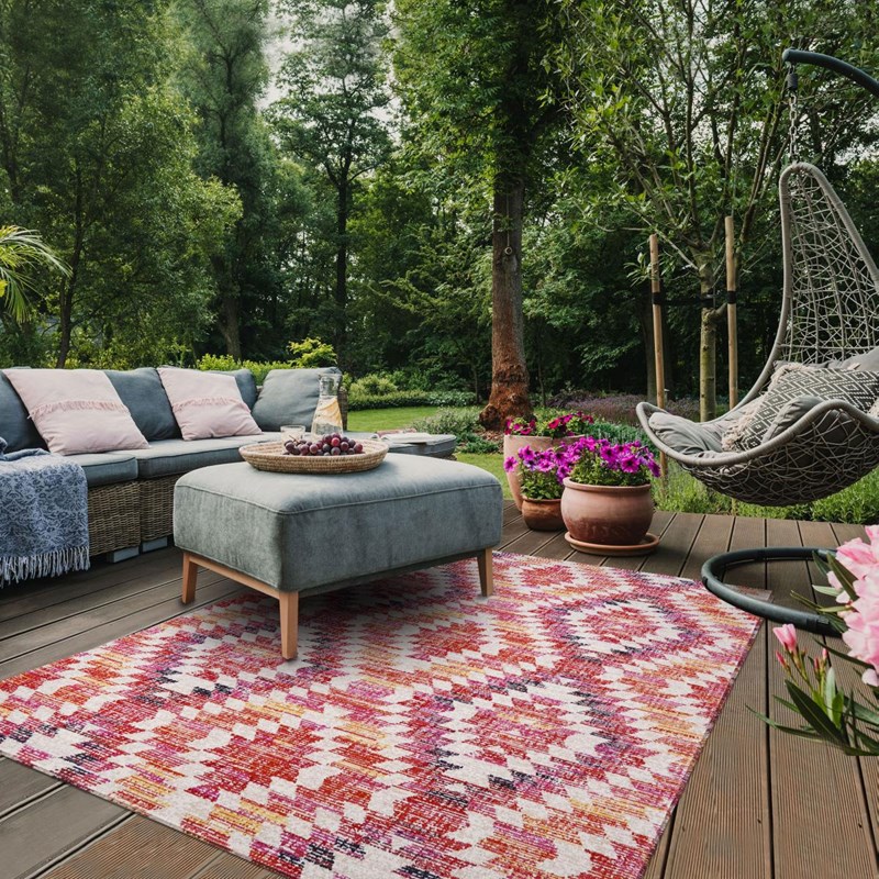 Un Amour de Tapis - Tapis exterieur 120x170 multicolore