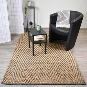 Tapis jute 120x170 crème