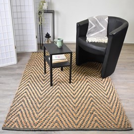 Tapis jute 160x230 crème