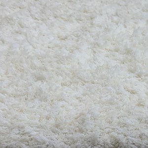 Tapis shaggy 60x110 ecru