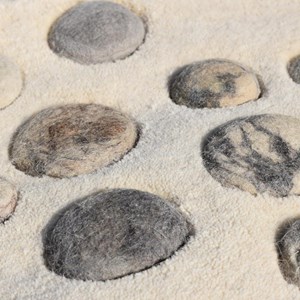 Tapis salon 200x290 beige