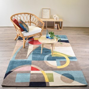 Tapis salon 160x230 multicolore