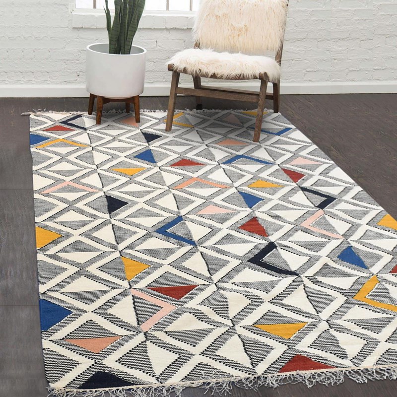 Un Amour de Tapis - Tapis kilim 160x230 multicolore
