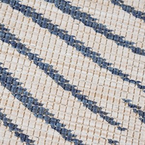 Tapis exterieur 160x160 rond bleu