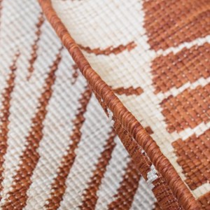 Tapis exterieur 160x160 rond marron