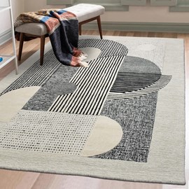 Tapis salon 160x230 crème