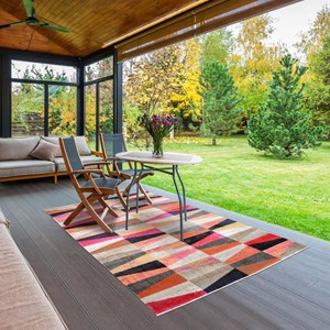 Tapis exterieur 200x280 multicolore