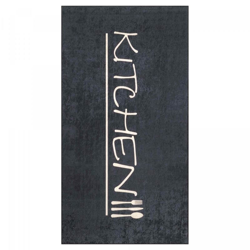 Un Amour de Tapis - Tapis de cuisine 70x180 gris