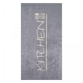 Tapis de cuisine 80x150 argent