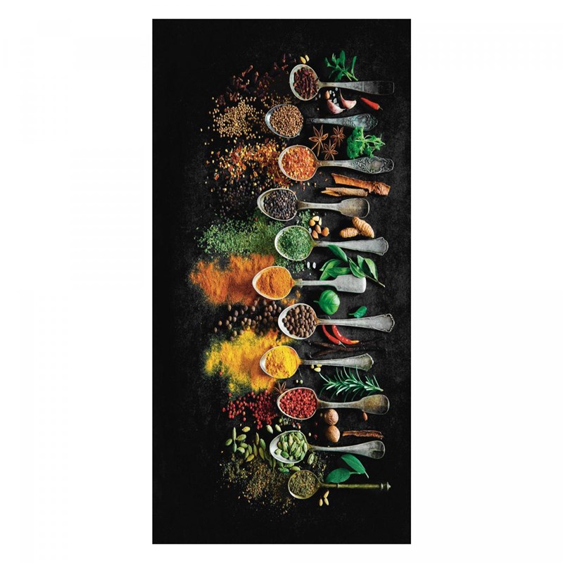 Un Amour de Tapis - Tapis de cuisine 50x80 noir