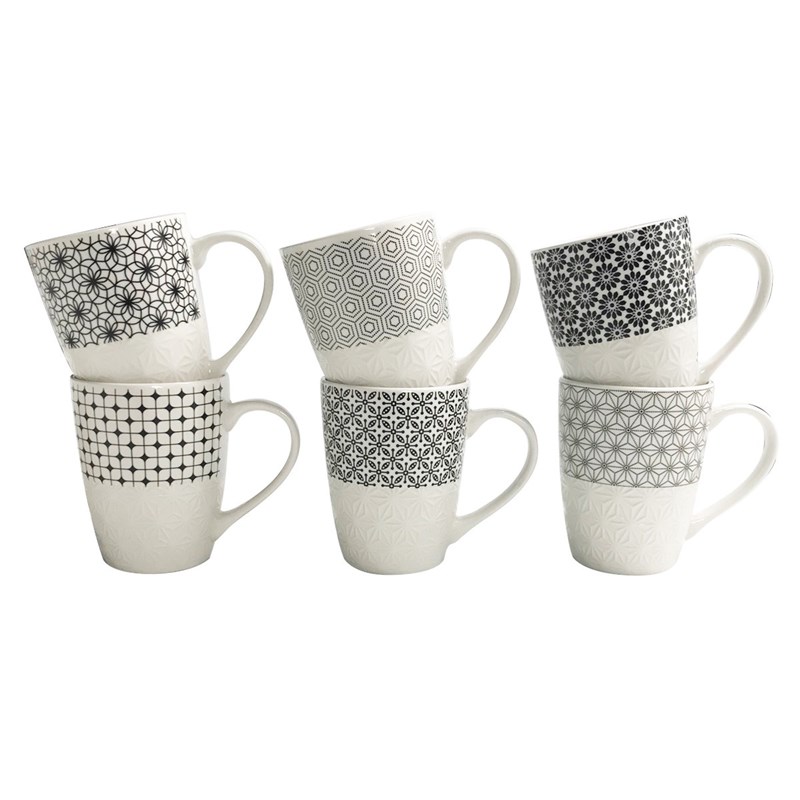 Ard'time - Lot de 6 mugs design 2, komae