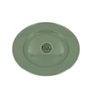 Lot de 2 assiettes en émail, glamping