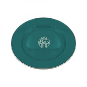 Lot de 2 assiettes en émail, glamping