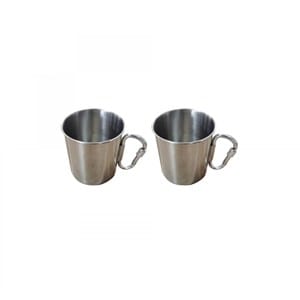 2 mugs isothermes avec mousqueton