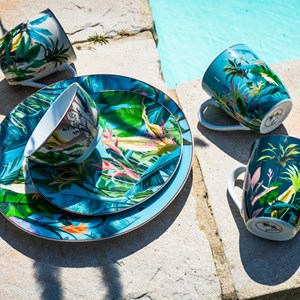 Lot de 6 mugs, borneo