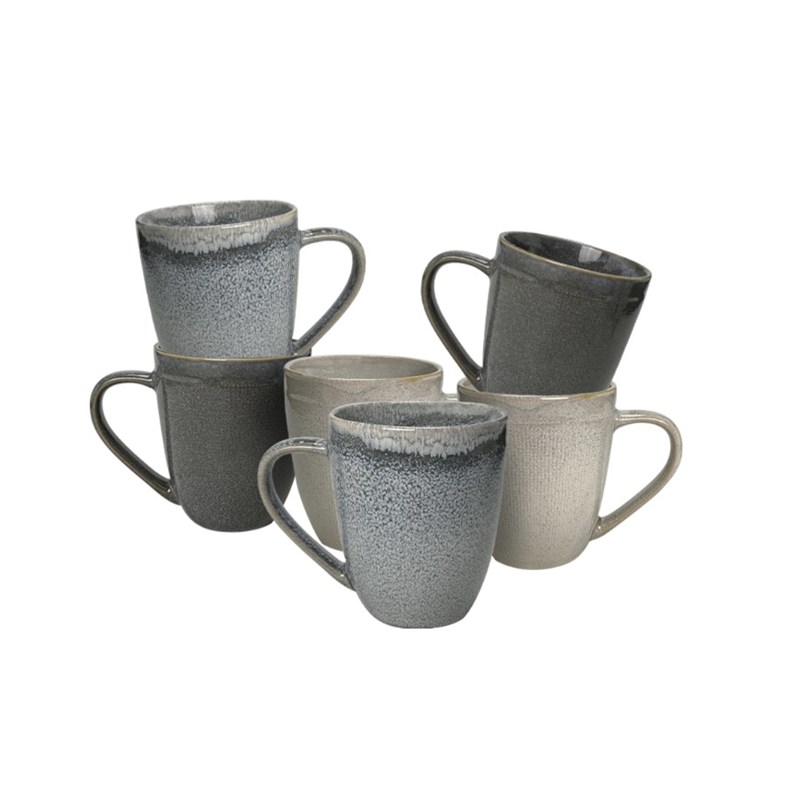 Ard'time - Lot de 6 mugs, zao