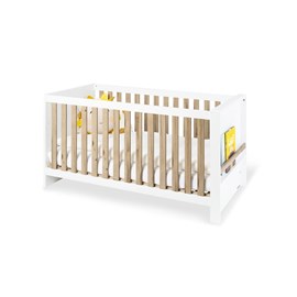 Lit bébé évolutif lova 140x70 blanc