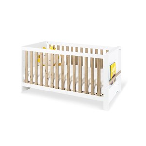 Lit bébé évolutif lova 140x70 blanc
