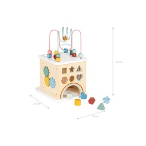 Cube d'activités en bois sanna 