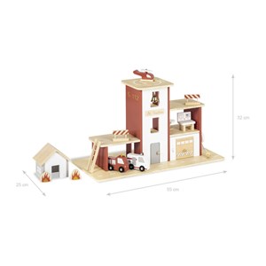 Caserne pinolino rouge