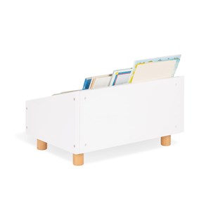 Bibliothèque pour enfants ando blanc