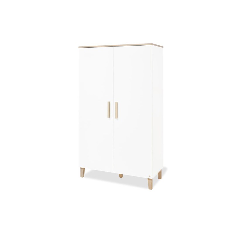 Armoire lumi 2 portes blanche