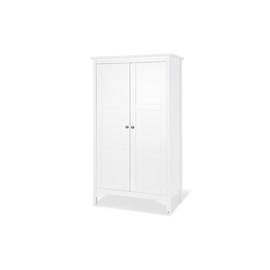 Armoire chalet avec 2 portes blanche