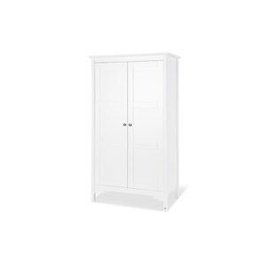 Armoire chalet avec 2 portes blanche