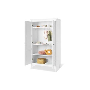 Armoire chalet avec 2 portes blanche