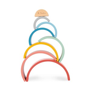 Arc-en-ciel en bois ruby 