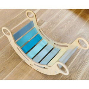 Balançoire montessori monte 2.0 bleu