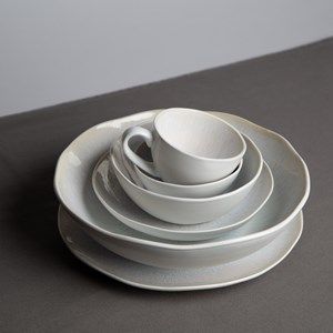 Service d'assiettes 18 pièces, nuage