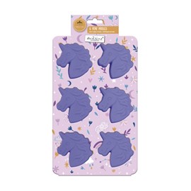 6 mini moules forme licorne, happy cake