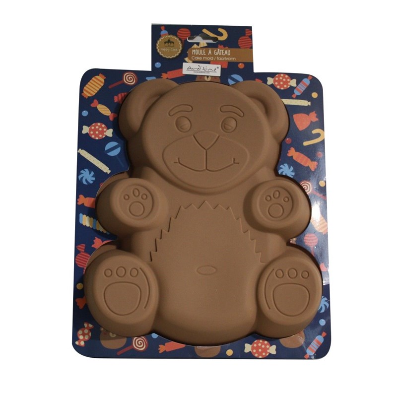 Moule à gâteau ours, happy cake