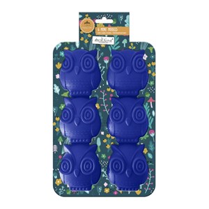 6 mini moules en forme hibou, happy cake