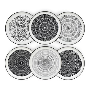 Service d'assiettes et bols 18 pièces