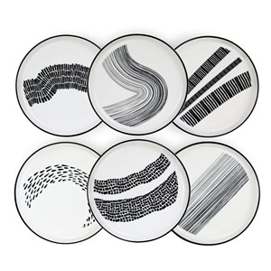 Service d'assiettes et bols 18 pièces