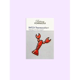 Homard, patch thermocollant brodé