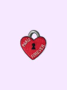 Cadenas - paris forever, écusson brodé.