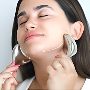 Masseur visage caudale guasha en inox