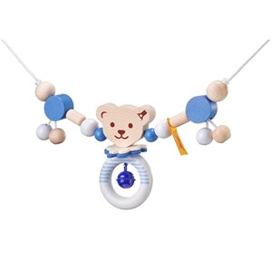 Chaîne pour poussette ours steiff bleu