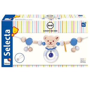 Chaîne pour poussette ours steiff bleu