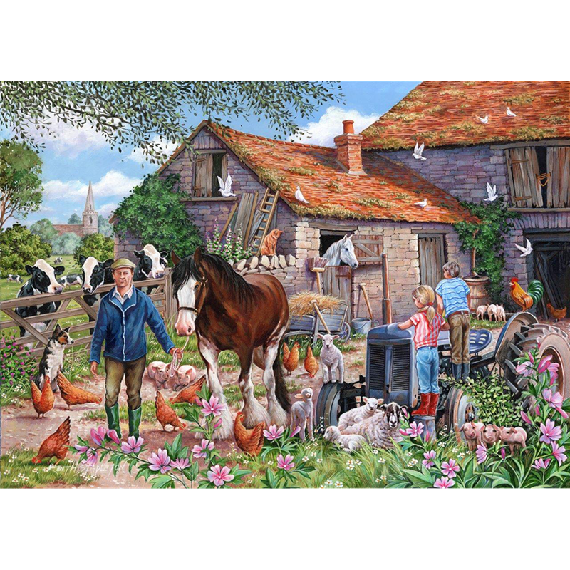 Ferme macdonald big 500pc puzzle