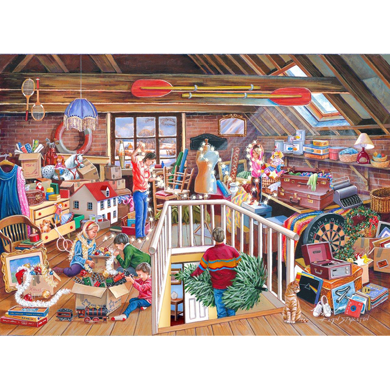 The House of Puzzles - N°22 - chasser les boules 1000pc puzzle
