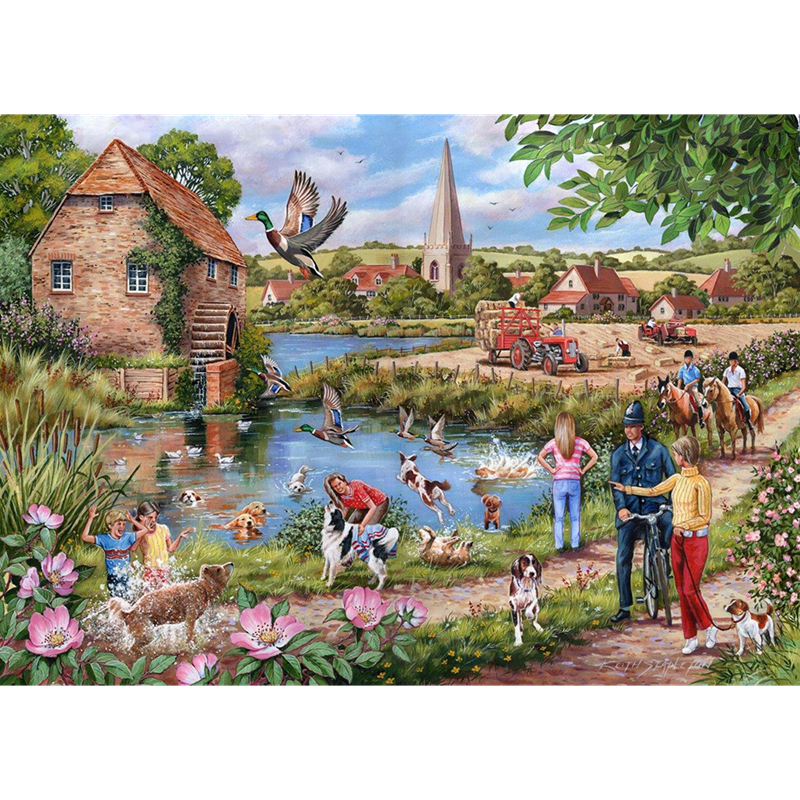 The House of Puzzles - Pagaie pour chien 1000pc puzzle